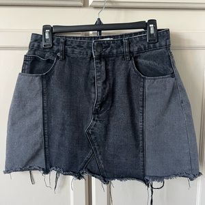 125 91 Cotton On A-line 2-tone Skirt